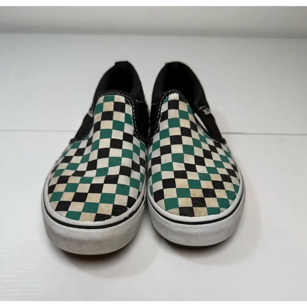 Vans slip checkerboard